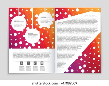 Abstract vector layout background set. For art template design, list, front page, mockup brochure theme style, banner, idea, cover, booklet, print, flyer, book, blank, card, ad, sign, sheet, a4