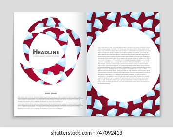 Abstract vector layout background set. For art template design, list, front page, mockup brochure theme style, banner, idea, cover, booklet, print, flyer, book, blank, card, ad, sign, sheet, a4.