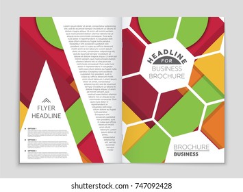 Abstract vector layout background set. For art template design, list, front page, mockup brochure theme style, banner, idea, cover, booklet, print, flyer, book, blank, card, ad, sign, sheet,, a4.