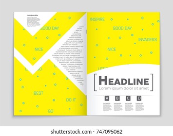 Abstract vector layout background set. For art template design, list, front page, mockup brochure theme style, banner, idea, cover, booklet, print, flyer, book, blank, card, ad, sign, sheet, a4