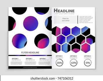 Abstract vector layout background set. For art template design, list, front page, mockup brochure theme style, banner, idea, cover, booklet, print, flyer, book, blank, card, ad, sign, sheet, a4