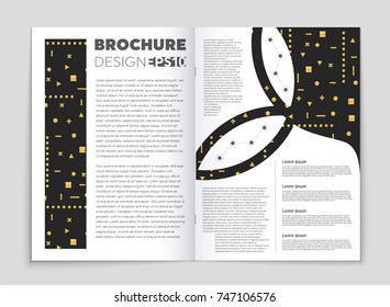 Abstract vector layout background set. For art template design, list, front page, mockup brochure theme style, banner, idea, cover, booklet, print, flyer, book, blank, card, ad, sign, sheet, a4.