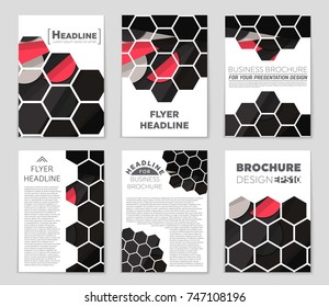 Abstract vector layout background set. For art template design, list, front page, mockup brochure theme style, banner, idea, cover, booklet, print, flyer, book, blank, card, ad, sign, sheet,, a4.