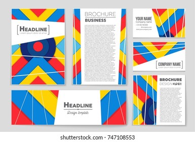Abstract vector layout background set. For art template design, list, front page, mockup brochure theme style, banner, idea, cover, booklet, print, flyer, book, blank, card, ad, sign, sheet,, a4.