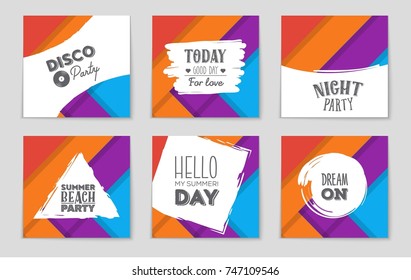 Abstract vector layout background set. For art template design, list, front page, mockup brochure theme style, banner, idea, cover, booklet, print, flyer, book, blank, card, ad, sign, sheet,, a4.