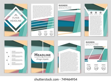 Abstract vector layout background set. For art template design, list, front page, mockup brochure theme style, banner, idea, cover, booklet, print, flyer, book, blank, card, ad, sign, sheet,, a4.