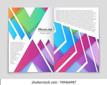 Abstract vector layout background set. For art template design, list, front page, mockup brochure theme style, banner, idea, cover, booklet, print, flyer, book, blank, card, ad, sign, sheet,, a4.