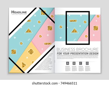 Abstract vector layout background set. For art template design, list, front page, mockup brochure theme style, banner, idea, cover, booklet, print, flyer, book, blank, card, ad, sign, sheet, a4