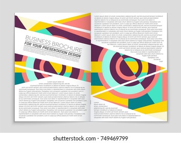Abstract vector layout background set. For art template design, list, front page, mockup brochure theme style, banner, idea, cover, booklet, print, flyer, book, blank, card, ad, sign, sheet, a4