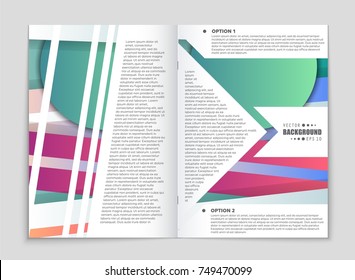 Abstract vector layout background set. For art template design, list, front page, mockup brochure theme style, banner, idea, cover, booklet, print, flyer, book, blank, card, ad, sign, sheet,, a4.