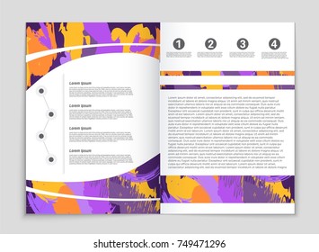 Abstract vector layout background set. For art template design, list, front page, mockup brochure theme style, banner, idea, cover, booklet, print, flyer, book, blank, card, ad, sign, sheet, a4