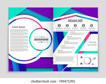 Abstract vector layout background set. For art template design, list, front page, mockup brochure theme style, banner, idea, cover, booklet, print, flyer, book, blank, card, ad, sign, sheet,, a4.
