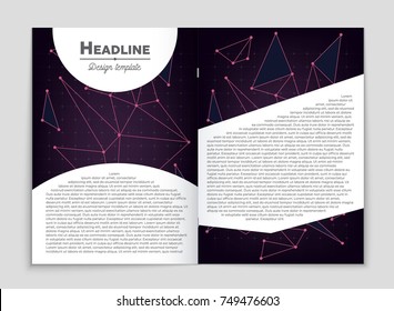 Abstract vector layout background set. For art template design, list, front page, mockup brochure theme style, banner, idea, cover, booklet, print, flyer, book, blank, card, ad, sign, sheet, a4.