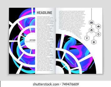 Abstract vector layout background set. For art template design, list, front page, mockup brochure theme style, banner, idea, cover, booklet, print, flyer, book, blank, card, ad, sign, sheet, a4