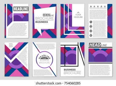 Abstract vector layout background set. For art template design, list, front page, mockup brochure theme style, banner, idea, cover, booklet, print, flyer, book, blank, card, ad, sign, sheet,, a4.