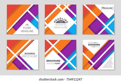 Abstract vector layout background set. For art template design, list, front page, mockup brochure theme style, banner, idea, cover, booklet, print, flyer, book, blank, card, ad, sign, sheet,, a4.