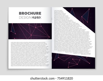 Abstract vector layout background set. For art template design, list, front page, mockup brochure theme style, banner, idea, cover, booklet, print, flyer, book, blank, card, ad, sign, sheet, a4.