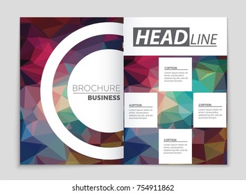 Abstract vector layout background set. For art template design, list, front page, mockup brochure theme style, banner, idea, cover, booklet, print, flyer, book, blank, card, ad, sign, sheet, a4