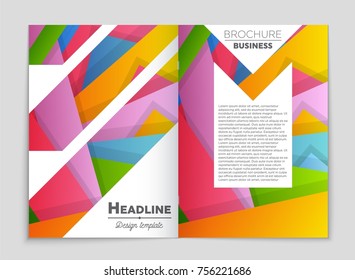 Abstract vector layout background set. For art template design, list, front page, mockup brochure theme style, banner, idea, cover, booklet, print, flyer, book, blank, card, ad, sign, sheet,, a4.