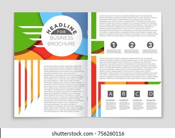 Abstract vector layout background set. For art template design, list, front page, mockup brochure theme style, banner, idea, cover, booklet, print, flyer, book, blank, card, ad, sign, sheet,, a4.