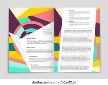 Abstract vector layout background set. For art template design, list, front page, mockup brochure theme style, banner, idea, cover, booklet, print, flyer, book, blank, card, ad, sign, sheet, a4