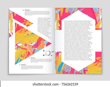 Abstract vector layout background set. For art template design, list, front page, mockup brochure theme style, banner, idea, cover, booklet, print, flyer, book, blank, card, ad, sign, sheet, a4