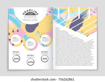 Abstract vector layout background set. For art template design, list, front page, mockup brochure theme style, banner, idea, cover, booklet, print, flyer, book, blank, card, ad, sign, sheet, a4