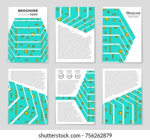 Abstract vector layout background set. For art template design, list, front page, mockup brochure theme style, banner, idea, cover, booklet, print, flyer, book, blank, card, ad, sign, sheet, a4.