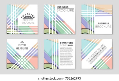 Abstract vector layout background set. For art template design, list, front page, mockup brochure theme style, banner, idea, cover, booklet, print, flyer, book, blank, card, ad, sign, sheet,, a4.