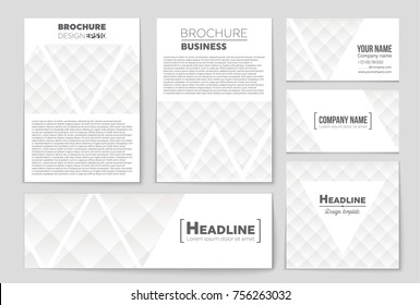 Abstract vector layout background set. For art template design, list, front page, mockup brochure theme style, banner, idea, cover, booklet, print, flyer, book, blank, card, ad, sign, sheet, a4