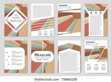 Abstract vector layout background set. For art template design, list, front page, mockup brochure theme style, banner, idea, cover, booklet, print, flyer, book, blank, card, ad, sign, sheet,, a4.