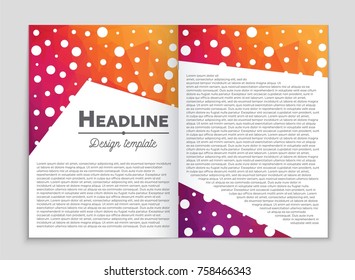 Abstract vector layout background set. For art template design, list, front page, mockup brochure theme style, banner, idea, cover, booklet, print, flyer, book, blank, card, ad, sign, sheet, a4
