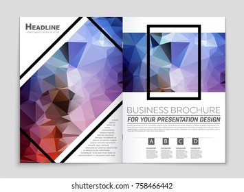 Abstract vector layout background set. For art template design, list, front page, mockup brochure theme style, banner, idea, cover, booklet, print, flyer, book, blank, card, ad, sign, sheet, a4