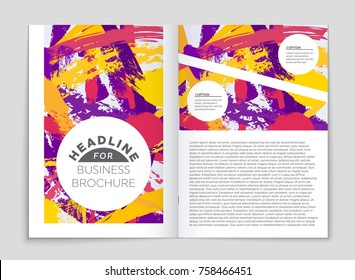 Abstract vector layout background set. For art template design, list, front page, mockup brochure theme style, banner, idea, cover, booklet, print, flyer, book, blank, card, ad, sign, sheet, a4