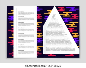 Abstract vector layout background set. For art template design, list, front page, mockup brochure theme style, banner, idea, cover, booklet, print, flyer, book, blank, card, ad, sign, sheet, a4.