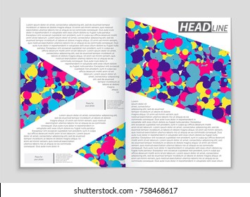 Abstract vector layout background set. For art template design, list, front page, mockup brochure theme style, banner, idea, cover, booklet, print, flyer, book, blank, card, ad, sign, sheet, a4.