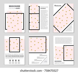 Abstract vector layout background set. For art template design, list, front page, mockup brochure theme style, banner, idea, cover, booklet, print, flyer, book, blank, card, ad, sign, sheet, a4