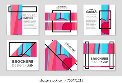 Abstract vector layout background set. For art template design, list, front page, mockup brochure theme style, banner, idea, cover, booklet, print, flyer, book, blank, card, ad, sign, sheet,, a4.