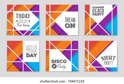 Abstract vector layout background set. For art template design, list, front page, mockup brochure theme style, banner, idea, cover, booklet, print, flyer, book, blank, card, ad, sign, sheet,, a4.
