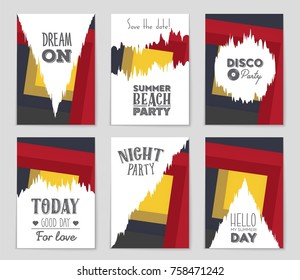 Abstract vector layout background set. For art template design, list, front page, mockup brochure theme style, banner, idea, cover, booklet, print, flyer, book, blank, card, ad, sign, sheet,, a4.