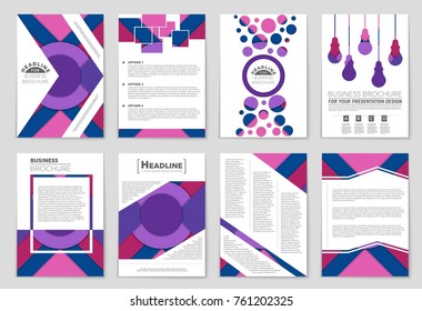 Abstract vector layout background set. For art template design, list, front page, mockup brochure theme style, banner, idea, cover, booklet, print, flyer, book, blank, card, ad, sign, sheet,, a4.