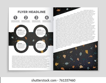 Abstract vector layout background set. For art template design, list, front page, mockup brochure theme style, banner, idea, cover, booklet, print, flyer, book, blank, card, ad, sign, sheet, a4