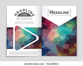 Abstract vector layout background set. For art template design, list, front page, mockup brochure theme style, banner, idea, cover, booklet, print, flyer, book, blank, card, ad, sign, sheet, a4