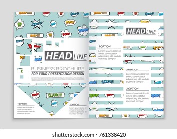 Abstract vector layout background set. For art template design, list, front page, mockup brochure theme style, banner, idea, cover, booklet, print, flyer, book, blank, card, ad, sign, sheet, a4.