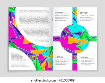 Abstract vector layout background set. For art template design, list, front page, mockup brochure theme style, banner, idea, cover, booklet, print, flyer, book, blank, card, ad, sign, sheet, a4.