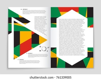 Abstract vector layout background set. For art template design, list, front page, mockup brochure theme style, banner, idea, cover, booklet, print, flyer, book, blank, card, ad, sign, sheet, a4.