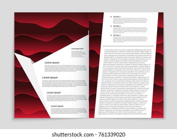 Abstract vector layout background set. For art template design, list, front page, mockup brochure theme style, banner, idea, cover, booklet, print, flyer, book, blank, card, ad, sign, sheet, a4.