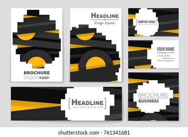 Abstract vector layout background set. For art template design, list, front page, mockup brochure theme style, banner, idea, cover, booklet, print, flyer, book, blank, card, ad, sign, sheet,, a4.