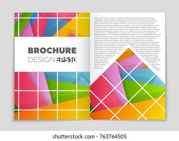 Abstract vector layout background set. For art template design, list, front page, mockup brochure theme style, banner, idea, cover, booklet, print, flyer, book, blank, card, ad, sign, sheet,, a4.
