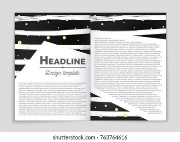 website vector template modern retro design stock vector royalty